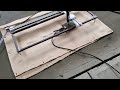 3D printed plasma cutter CNC -  first test cut