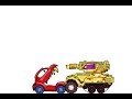 beetle vs tankomenator animation car eats car