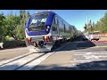 **MUST SEE** car hits Union Pacific Autorack and gets totaled