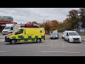 🇸🇪 Sweden Virtual Tour 4K - The Autumn Color Around Solna, Stockholm by SL Bus. October 2023.