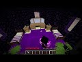 Mikey Family Nether Portal Bed and JJ Family Ender Portal Bed in Minecraft ! (Maizen)