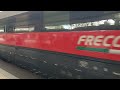 Frecciarossa 8813 Milano Centrale-Lecce in arrivo alla stazione di Rimini.