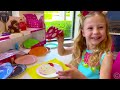 Nastya learns by playing with her dad | Collection of children's videos