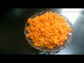 Prasad Boondi Recipe (प्रसाद बूंदी) !!! घर पर ही बनाएं हनुमान जी का प्रिय भोग मीठी बूंदी
