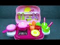 4 Minutes Satisfying With Unboxing Baby Doll Play Kitchen  Set ASMR