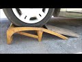 Car too low for your ramps? here is a hack / tip for car ramps that are taller than your bumper