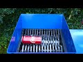 Shredding MENTOS AND COCA COLA!