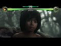 Mowgli & Baloo vs Kaa with Healthbars