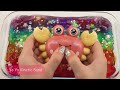 Satisfying Video | How To Make Rainbow Car Bathtub With Glitter Slime Cutting ASMR | Making By Yo Yo