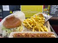 A hidden restaurant in Paris! Hamburger fast food restaurant famous for Belgian fries