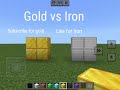 Minecraft Ore tournament gold vs iron #minecraft #aiden #tournament (if you see this pls comment)