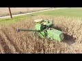 JOHN DEERE 105 Combine Harvesting Corn