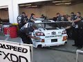 2011 24 Hours of Daytona: #69 SpeedSource Mazda RX8(GT) idling in garage