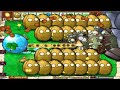 Plants vs Zombies Battlez | 1 Gatling Pea Hack vs Giant-Wall nut† vs Dr.Zomboss