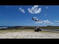 NZ 942 Landing at Avarua Rarotonga cook islands