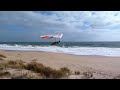 Hang Gliding the low dunes at Bunbury Port Beach 2015