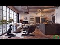 Modern Industrial Style Living Room Design Ideas