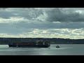 Cargo ship sails into port of Halifax, Nova Scotia #novascotia #halifax #cargo #ship #cargoship