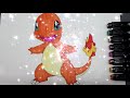 Free Coloring Pages - Coloring Charmander from Pokemon