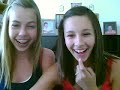 Two Girls Discover the Webcam