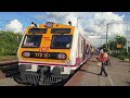 Local Train ।। Malgari Goods Train Furiously Honking Moving Out Railway Track