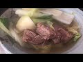 Beef shank soup/Nilagang baka kapampangan