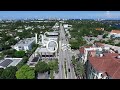 Downtown Las Olas Strip, Fort Lauderdale Florida - Aerial Film
