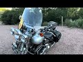 Walking around a perfect 2003 Harley-Davidson Heritage Softail Springer FLSTSI