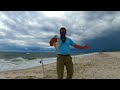 Crazy Ultralight Surf Fishing On My 60 Minute Lunch Break