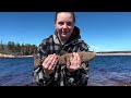 ATV Trip , Early Spring Aggressive Fish , & Delicious Cookups at The Main Dam ! Western Newfoundland