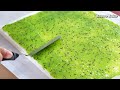 Kiwi roll cake 🥝 It’s delicious when made like this. / Kiwi Roll Cake Recipe / Green Kiwi Jam