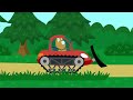 Meow Meow Kitty and magic garage | Construction Cite | Cartoons with cars for kids