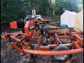 Milling Rough Cut 2x6 Lumber using the Wood-Mizer LT35 Portable Sawmill