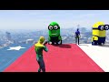 GTA 5 Spider Man Vs hulk and Minions #gta5