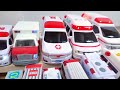 Miniature ambulances, Let's run down the slope! Emergency driving test for work vehicles
