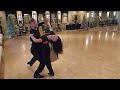 Denis & Tania - Foxtrot practice at BlueBallRoom dance studio 💙