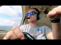 New Pilot Practices Touch and Goes in Gusty Crosswinds | 2nd Lesson in a Piper Cherokee 140