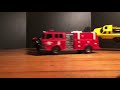Toy Truck Pile Up (In Slow-mo)