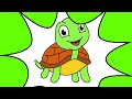 Drawings for Kids / How to Draw a Cute Turtle