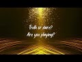 truth or dare #tyla #truthordare #songslyrics #tylawater #tylatypebeat #7cloud #tylatruthordare