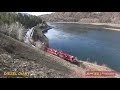 American trains - St Paul & Northwest Pacific railroad - Kettle Falls - Washington - March 2020