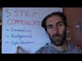 Aperger Tips: 3 Step Communication
