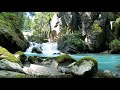 Stress & Anxiety Relief, Soothing Waterfall Relaxing Nature Birds Sounds Deep Sleep Meditation Music