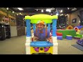 Learn Five Senses With Blippi & More at The Indoor Kids Playground | Educational Videos For Toddlers