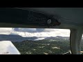 Flying a circuit at Orcas Island in the JustFlight PA-28 Arrow III in Microsoft Flight Simulator