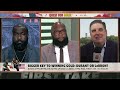 Kendrick Perkins TALKS whether Kevin Durant or LeBron James is BIGGEST KEY for Team USA | First Take