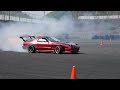 アフターファイヤーがすごいFCの超接近団体ドリフト MAZDA RX-7 FC3S after fire burning drifting