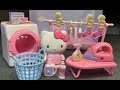 8 minutes Satisfying with Unboxing Hello Kitty Sanrio Laundry Set | ASMR