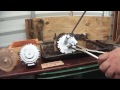 Casting an electric motor end shield - Pouring the metal!