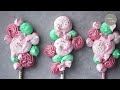 How to make Lollipop Meringue Cookie - Maison Olivia